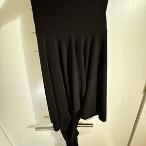 Kamali Kulture - Elegant Black Women's hi lo Skirt